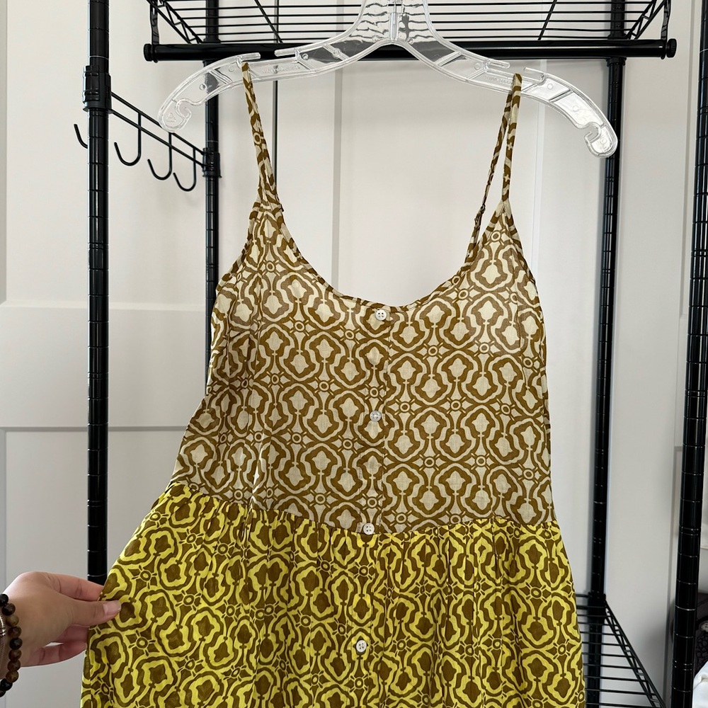 ZARA Flowy Patchwork Sleeveless Dress Size S NWT - Picture 2 of 6